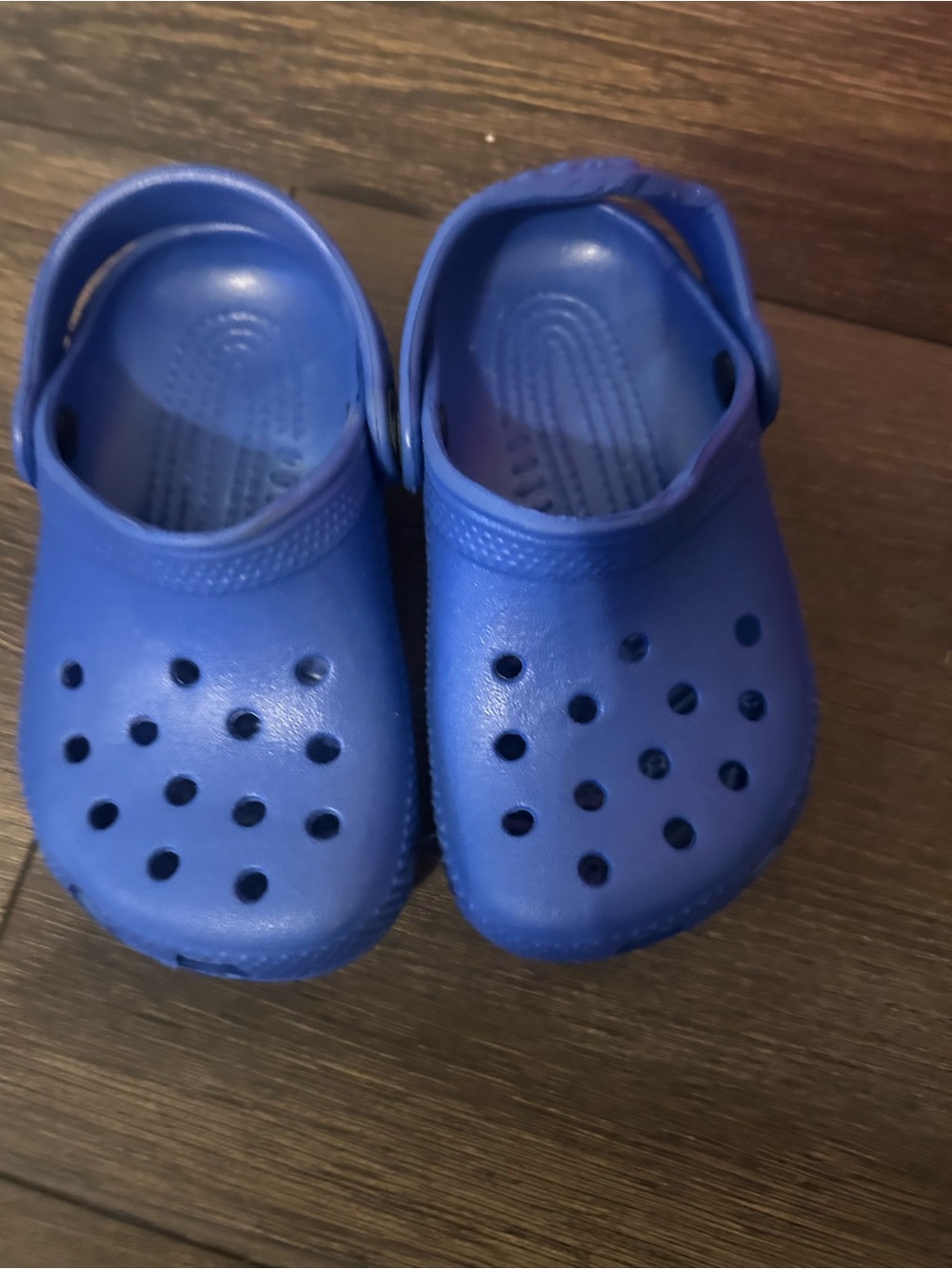 CROCS Kids Royal Blue Waterproof Clogs
